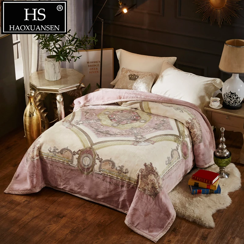 4kg Thick Soft Cloudy Blanket High End Double Layer Imitation