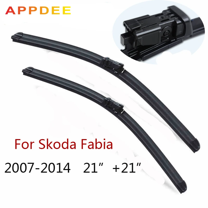 Автомобильная Щетка стеклоочистителя appdee 21 + дюйм для Skoda Fabia II 2007 г. без каркаса |