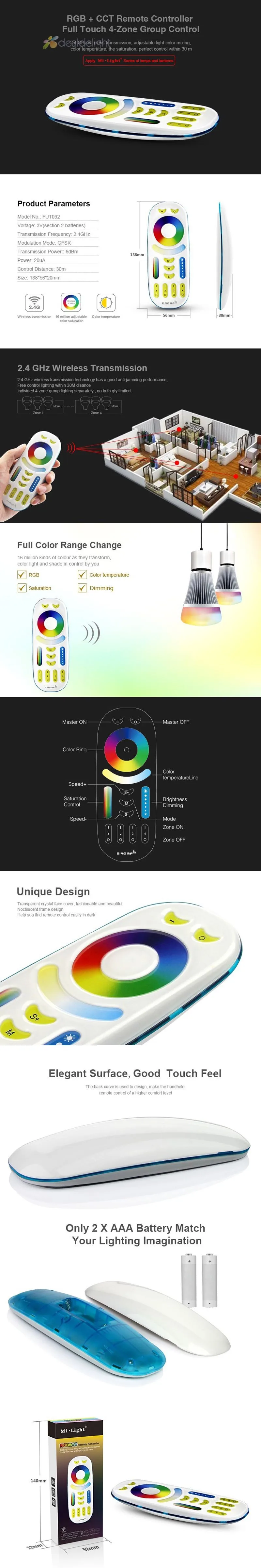 Mi. Светильник 10 Вт 20 Вт 30 Вт 50 Вт 100 Вт RGB+ CCT Светодиодный прожектор светильник AC86-265V РЧ пульт дистанционного управления/WiFi управление IP65 Водонепроницаемый Светодиодный прожектор светильник