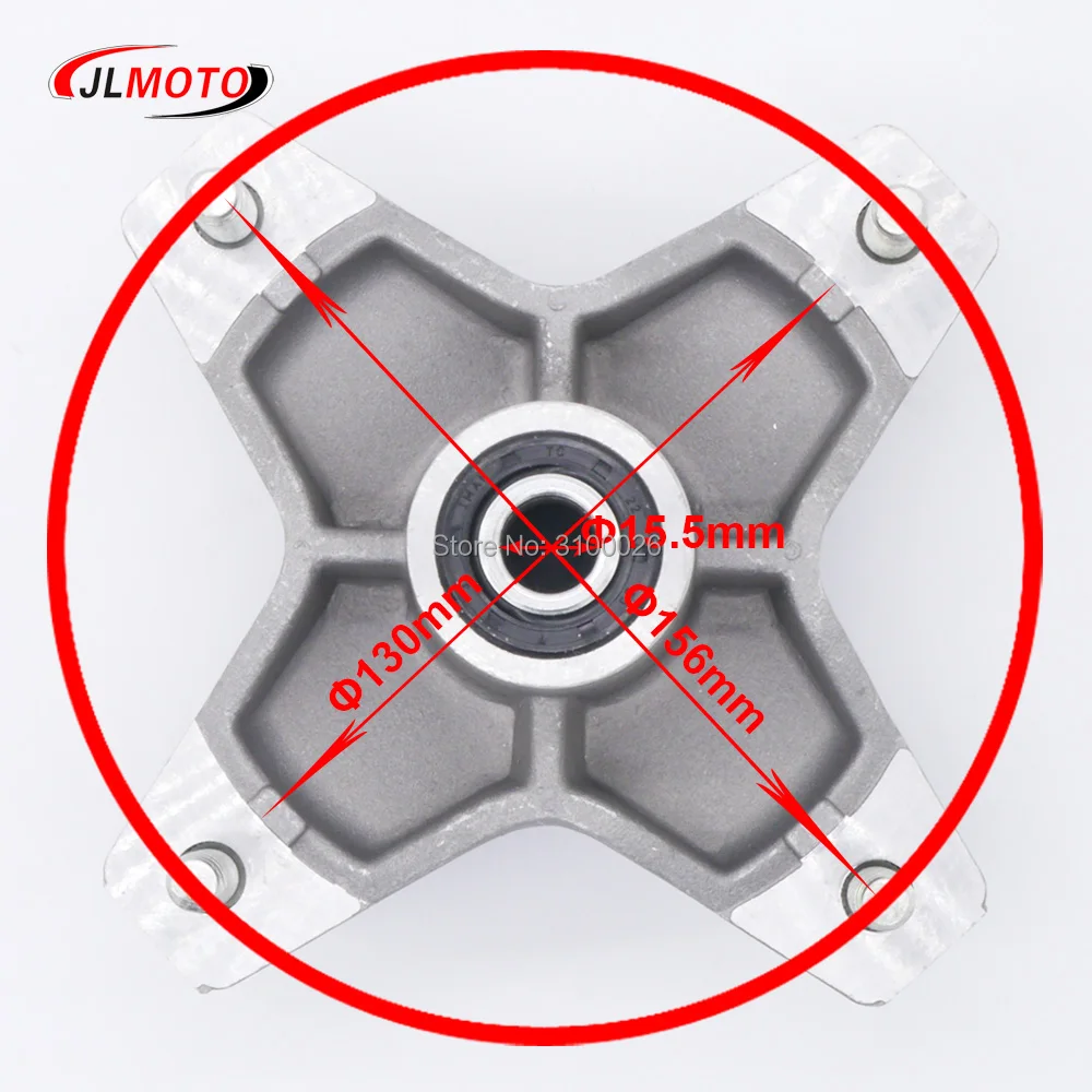 M10 156mmX4 ступица переднего колеса подходит для Motoland 250S YAMAHA RAPTOR ATV YFM 250 350 3GD-25111-20-00 квадроцикл