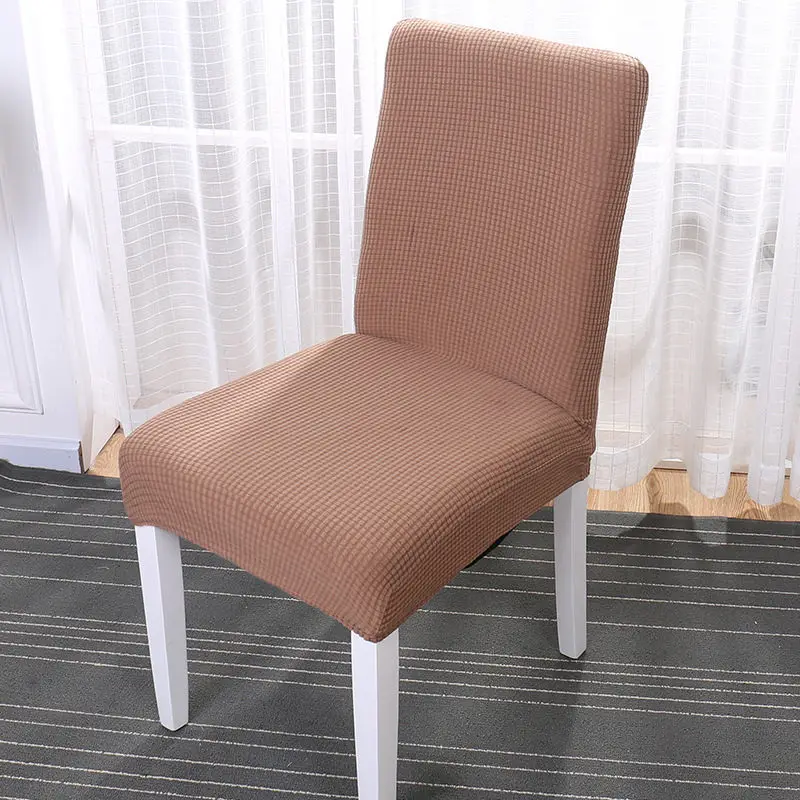 Простые чехлы для стульев в скандинавском стиле эластичный льняно-Хлопковый чехол для гостиничной столовой качественный съемный чехол для кухонного стула