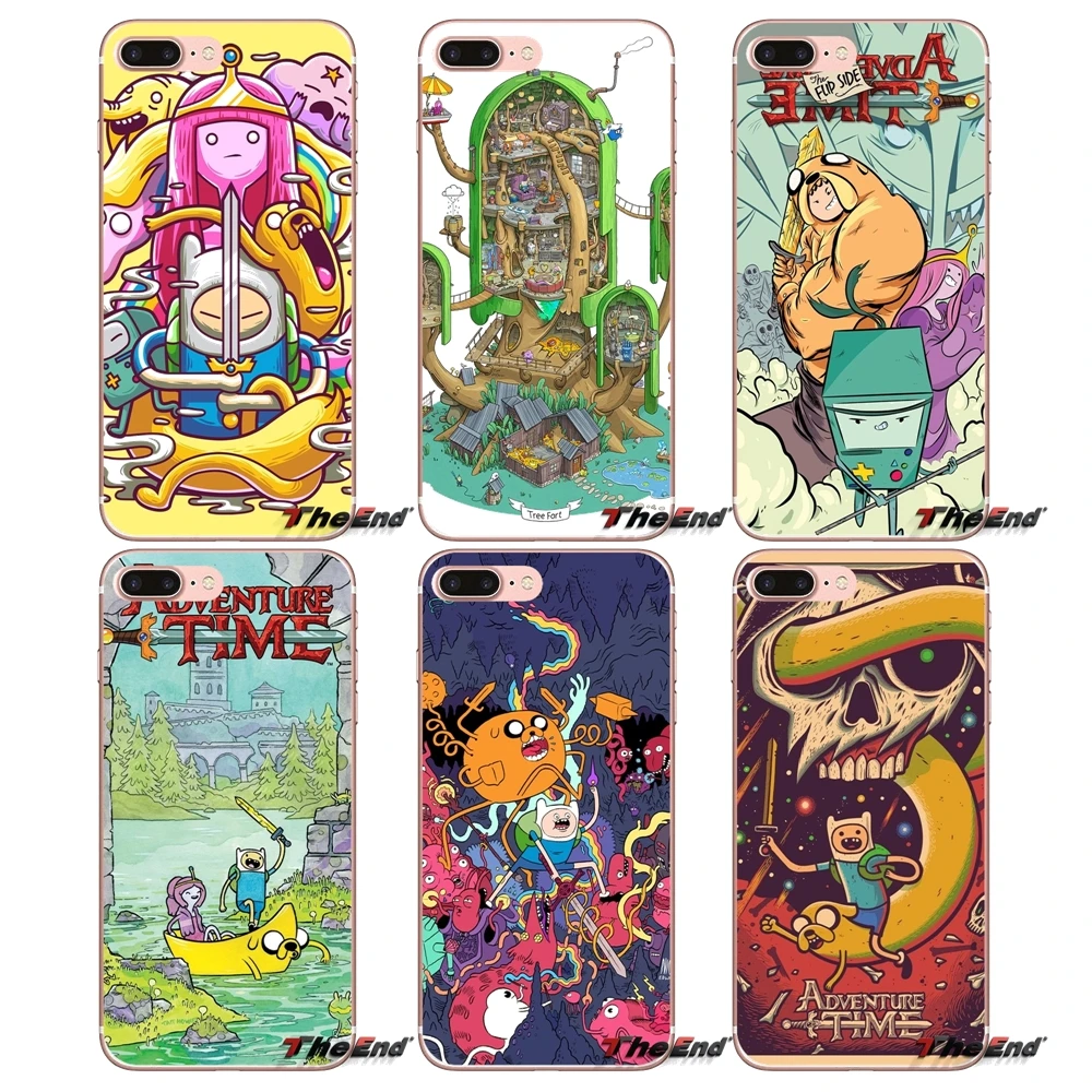 

For iPhone X 4 4S 5 5S 5C SE 6 6S 7 8 Plus Samsung Galaxy J1 J3 J5 J7 A3 A5 2016 2017 Adventure Time Art Poster Soft Phone Case