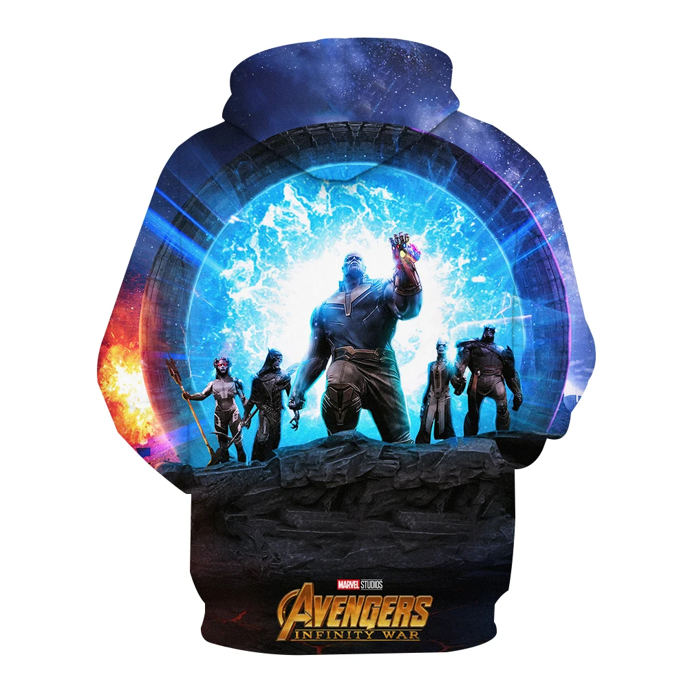 Advanced Tech Costumes Avengers End Game Hood Superhero Hoodies Hoodie Cosplay Avengers Endgame Quantum Realm Sweatshirt Jacket