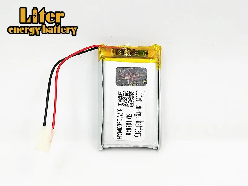 1/2/4 шт 3 7 V 1500mAh 103048 перезаряжаемая батарея DIY литий полимерные батареи для DVD GPS MP3 MP4