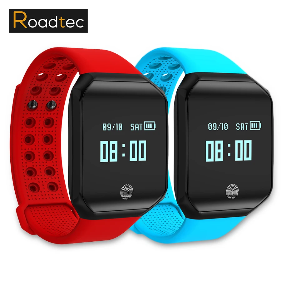 Roadtec Smart Watch часы с Android/IOS сердечный ритм сердца монитор SmartWatch/браслет Band измерять