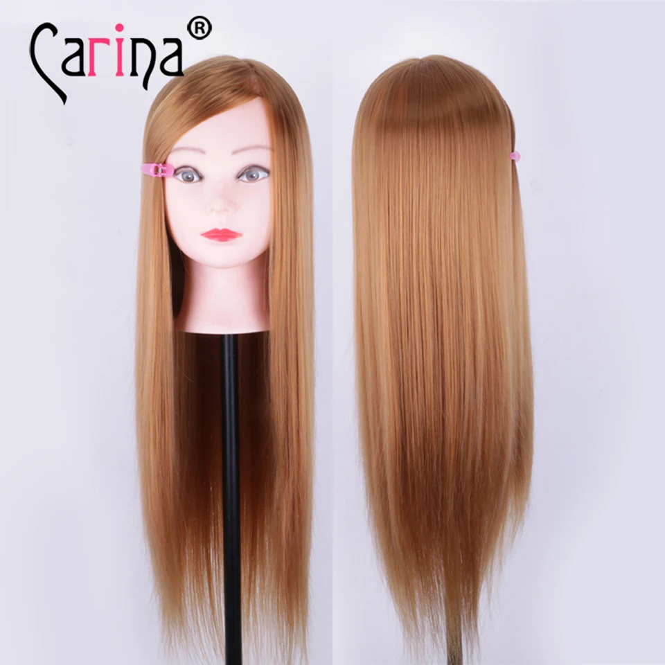 55 см волоконные волосы манекен голова для прически парикмахерские куклы головы косметологические женские длинные волосы куклы тренировочная голова парикмахер