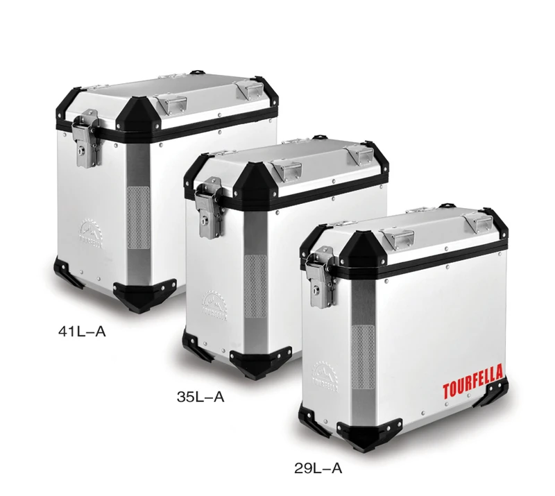 Motos de maletas / aluminio / moto de maletas caja / lateral 35L|case vanguard|luggage run - AliExpress