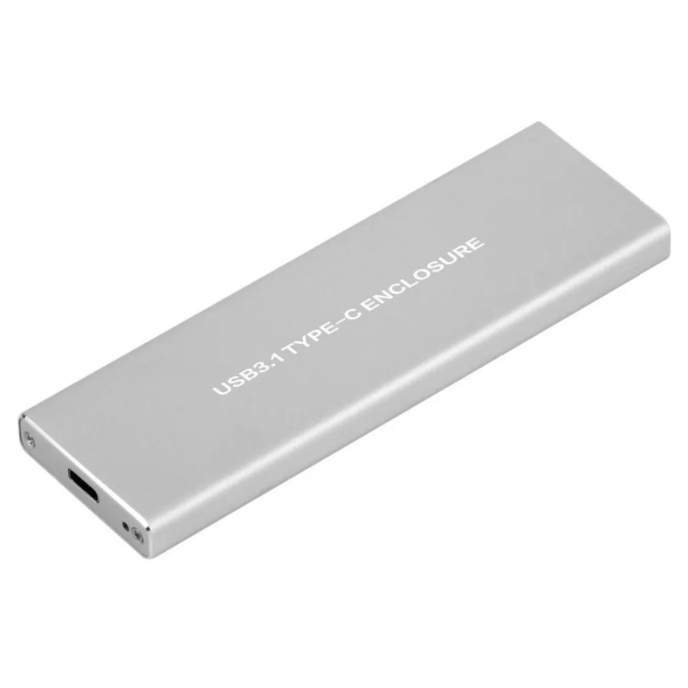 NVMe PCle M.2 SSD корпус USB 3,1 Gen2 type C 10 Гбит/с NGFF M ключ чехол для внешнего жесткого диска для 2230-2280 твердотельного накопителя