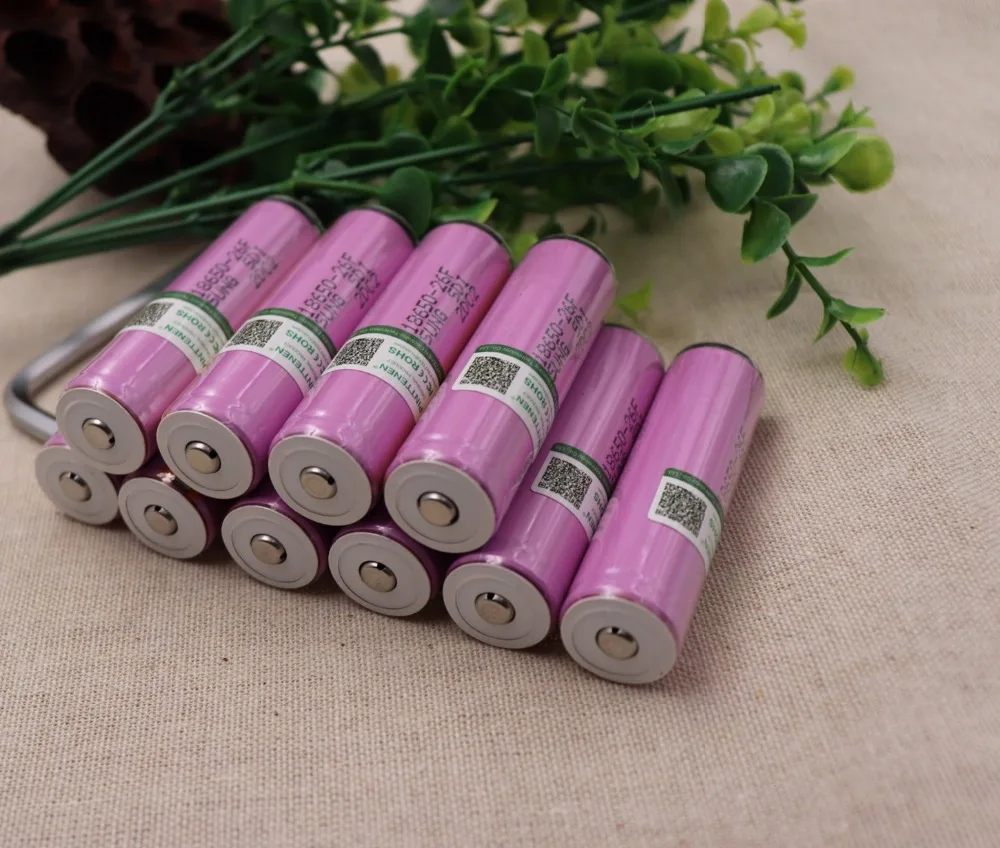 

PINTTENEN protected 18650 battery original For Samsung 18650 2600mah battery ICR18650 26F M Li lon rechargeable with PCB