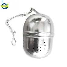 OBR заварочный чай в форме яйца с цепочкой из нержавеющей стали чайное ситечко, заварник для заваривания приправа для заваривания чая для офиса
