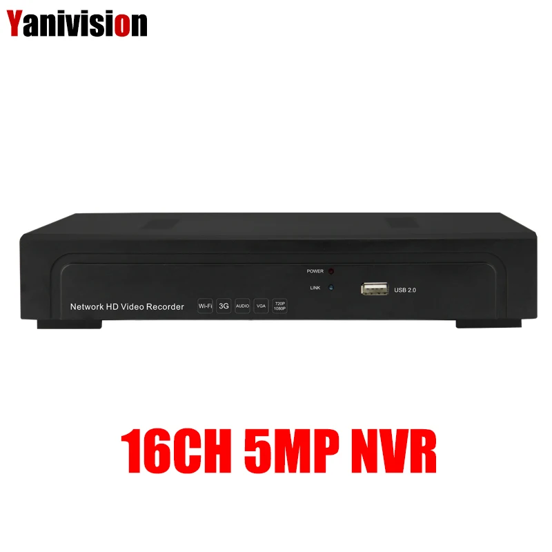 

H.265 CCTV 1SATA HDD NVR 5MP IP Security Network Recorder 16CH 5MP 4MP IP Camera Record ONVIF P2P 8CH