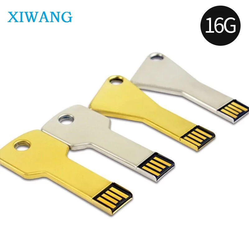 

Micro usb stick 2.0 128GB USB Flash Drive 64GB Key Shape 32GB pen drive metal gold pendrive 16GB memoria stick 8GB 4GB Free logo