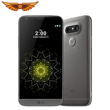 Разблокированный мобильный телефон LG G5 4G LTE, четыре ядра, 4 Гб ОЗУ, 32 Гб ПЗУ, 5,3 дюйма, МП камера, отремонтированный смартфон с отпечатком пальца