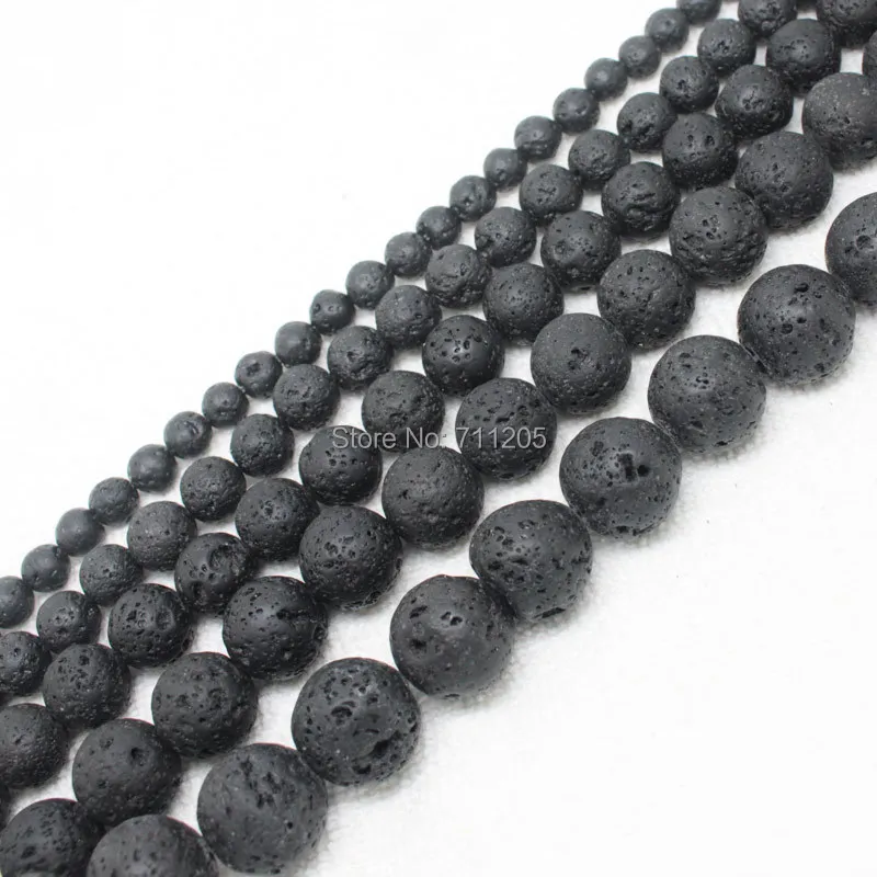 

Rough Surface Black Volcanic Lave Stone 6,8,10,12,14mm Round Loose beads 15" , we provide mixed wholesale for all items !