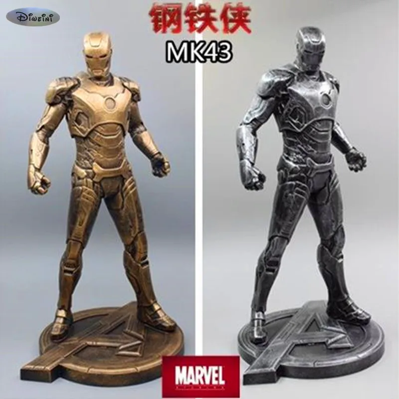 Iron Man 1:5 MARK VII Half-Length Photo Or Portrait MK43 Bust 31CM The Avengers Iron Man MK43 Tony Stark Resin Statue WU599