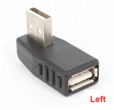 Left right below above angle 90 degree USB 2.0 A Male Female Adapter Connecter for Laptop PC Durability and Stable Performance usb connector adapter