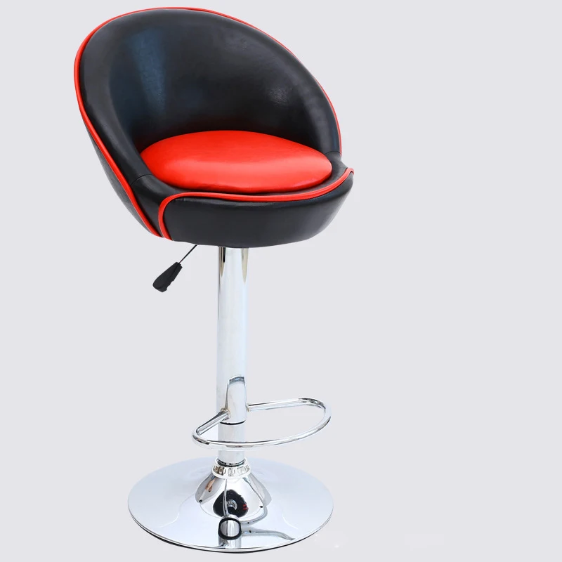 

Lounge Bar Home Chair A Single Swivel Chair Can Lift High Rotatable Metal Frame Multi-color Optional with The Back of A Chair
