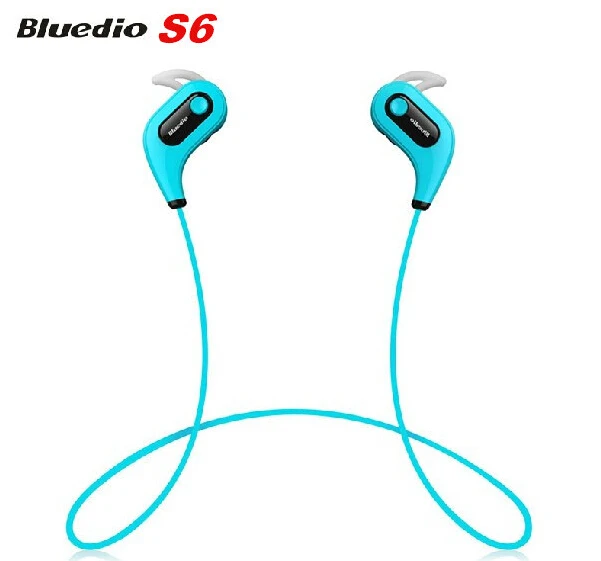Bluedio S6 музыку Bluetooth 4.1 гарнитура наушники беспроводные спорт с микрофоном руки для
