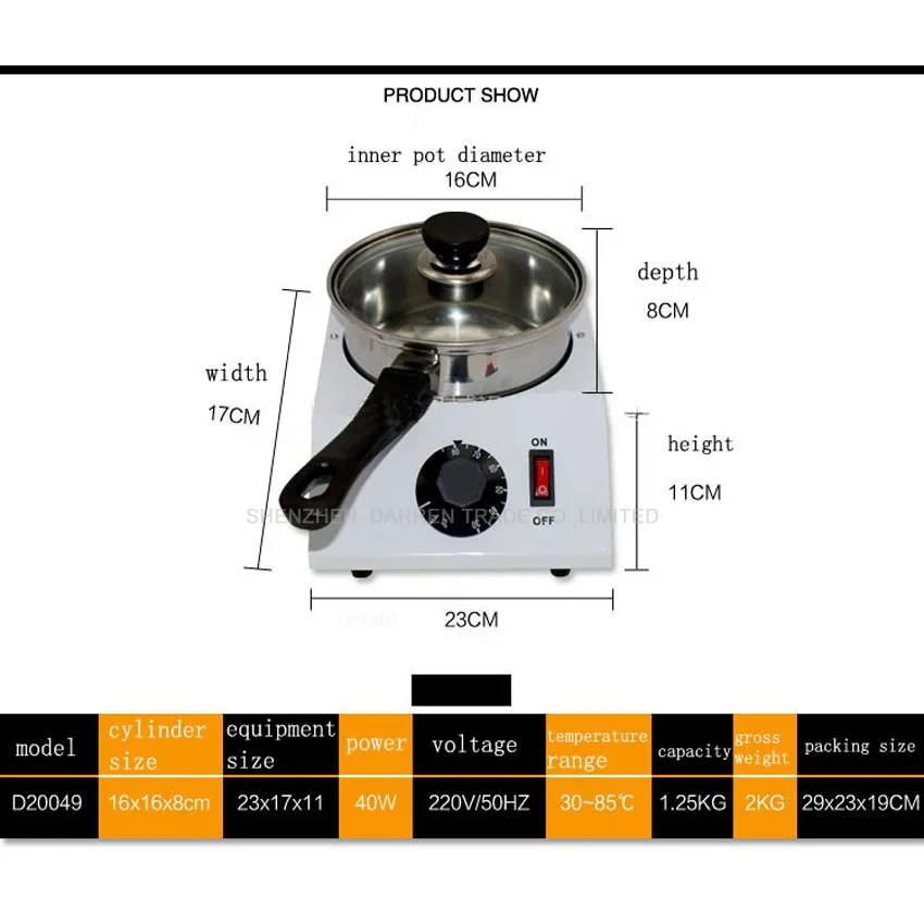 1 шт. электрическая машина для закалки шоколада на продажу; плавильная печь шоколада; машина для плавления шоколада