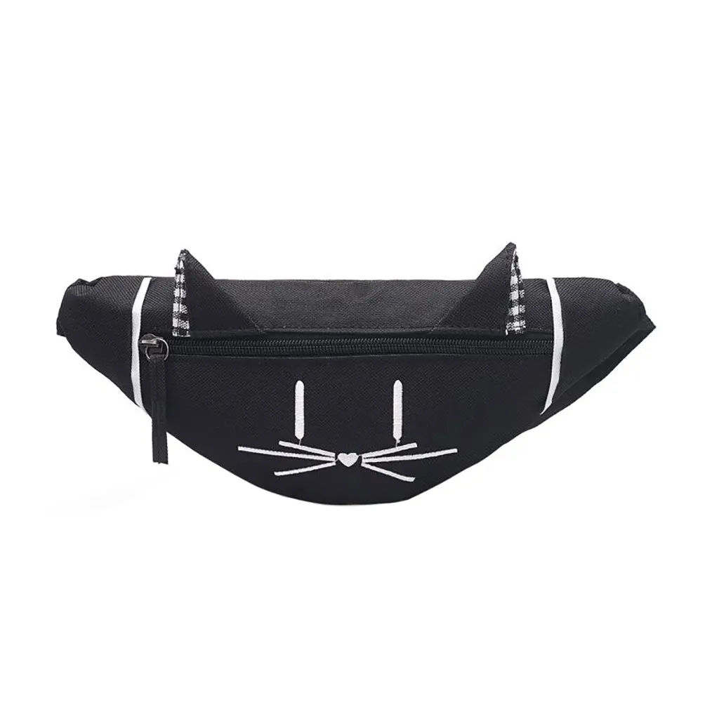 Поясная Сумка однотонная Детская сумка через плечо с карманом на груди, сумка на ремне, спортивные сумки для отдыха