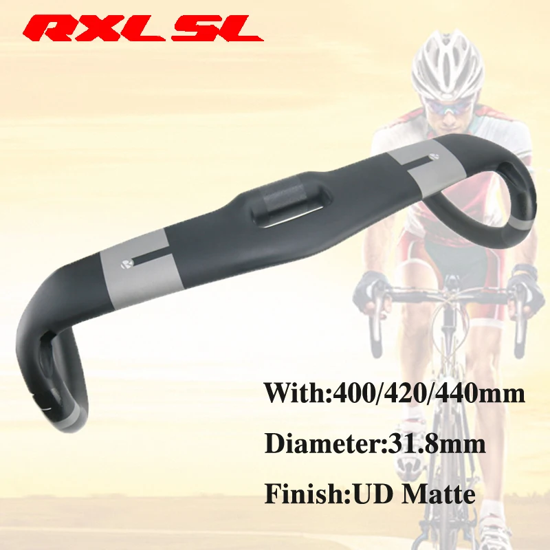 

RXL SL Cycling Handlebar 31.8mm Carbon Road Handlebar 400/420/440mm UD Matte S5 Bike Bent Bar Bicycle Carbon Handlebar