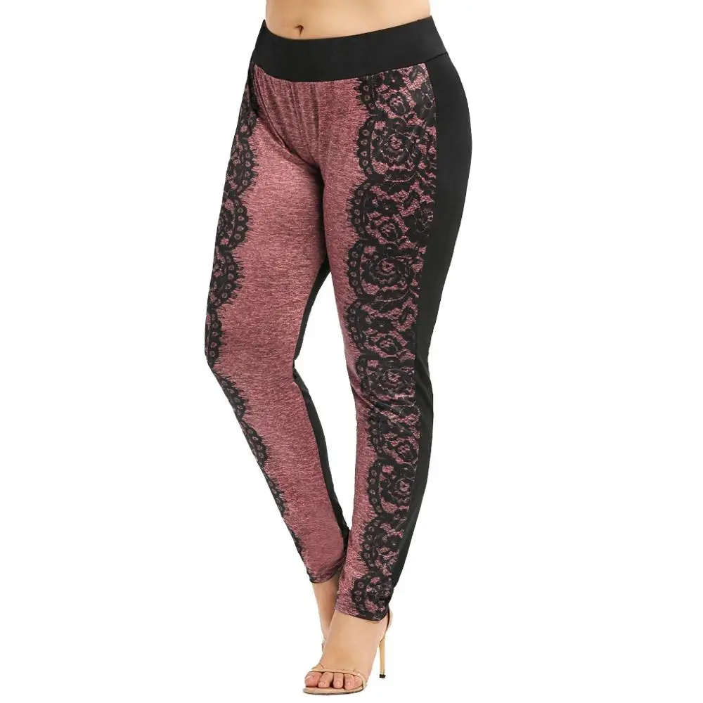 

2019 Women Fashion High Waist plus size Leggings Fitness Sports Gym Running Athletic Breathable Pant Slim Legging Put Hip ED