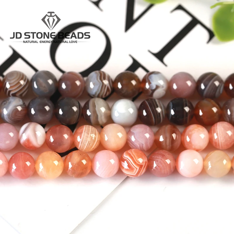 

Natural Persian Agates High Quality Lace Agate Beads 6 8 10 12 14mm Pick Size For Jewelry Making New Beads Bracelet Accessory