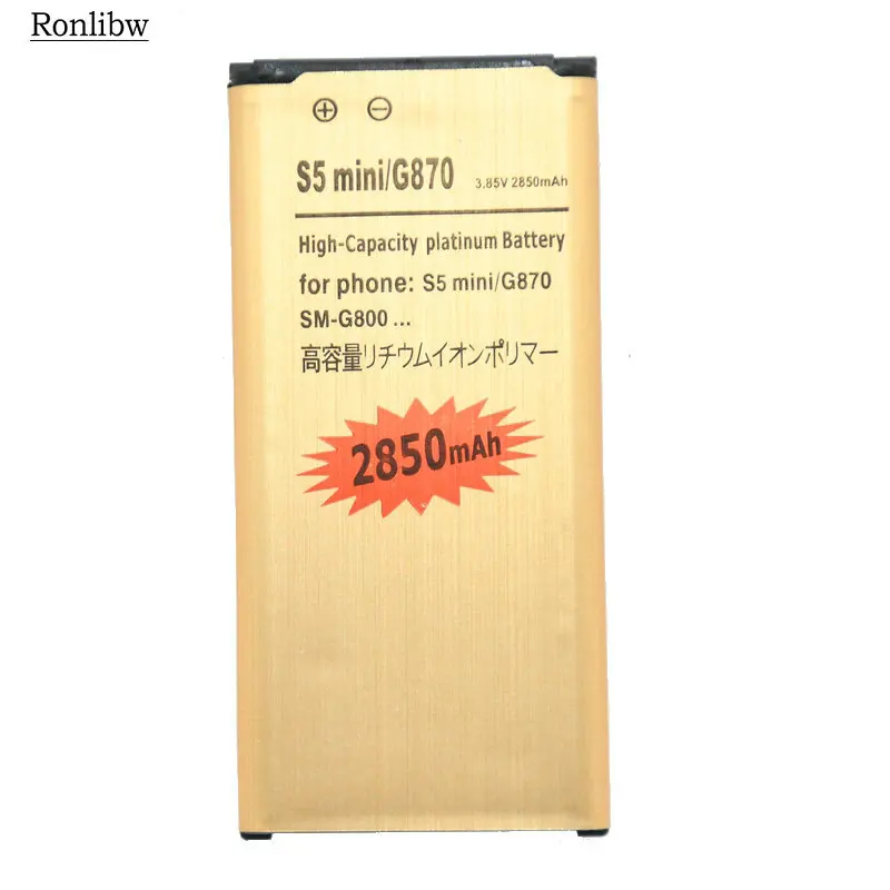 Аккумулятор Ronlibw для Samsung Galaxy SV Mini S5 S5mini G870 запасной аккумулятор батарея замены s870