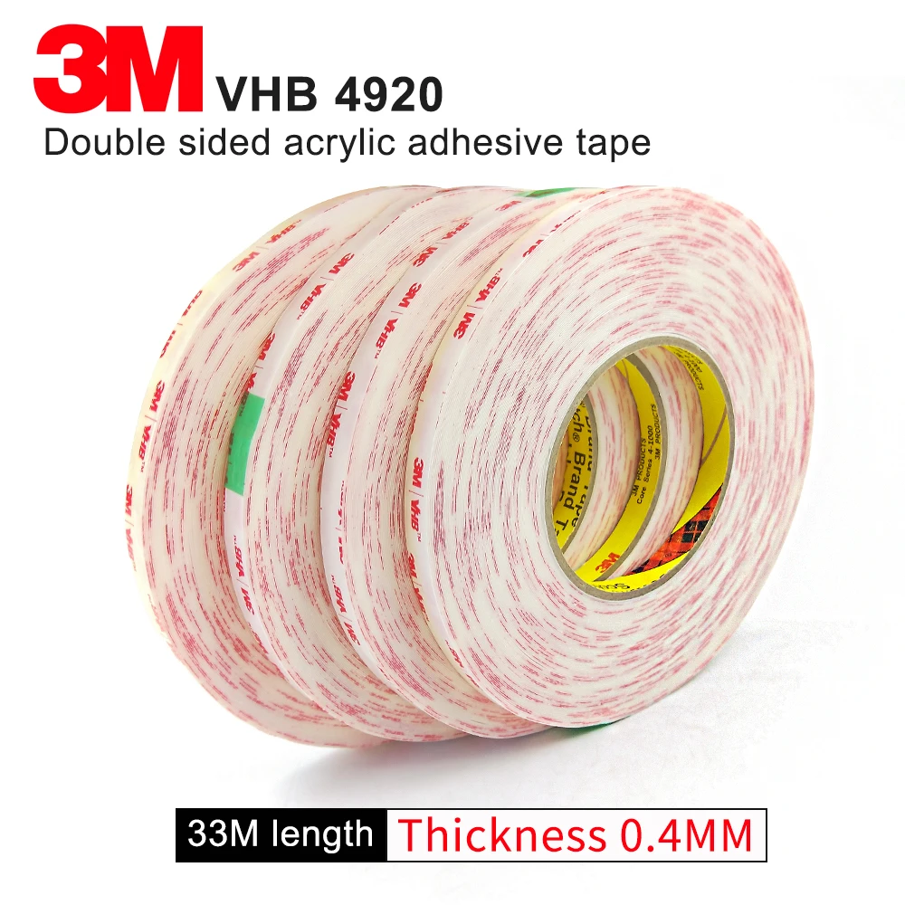 100% оригинальная 3M 4920 VHB акриловая пенная лента/3m майларовая лента/может
