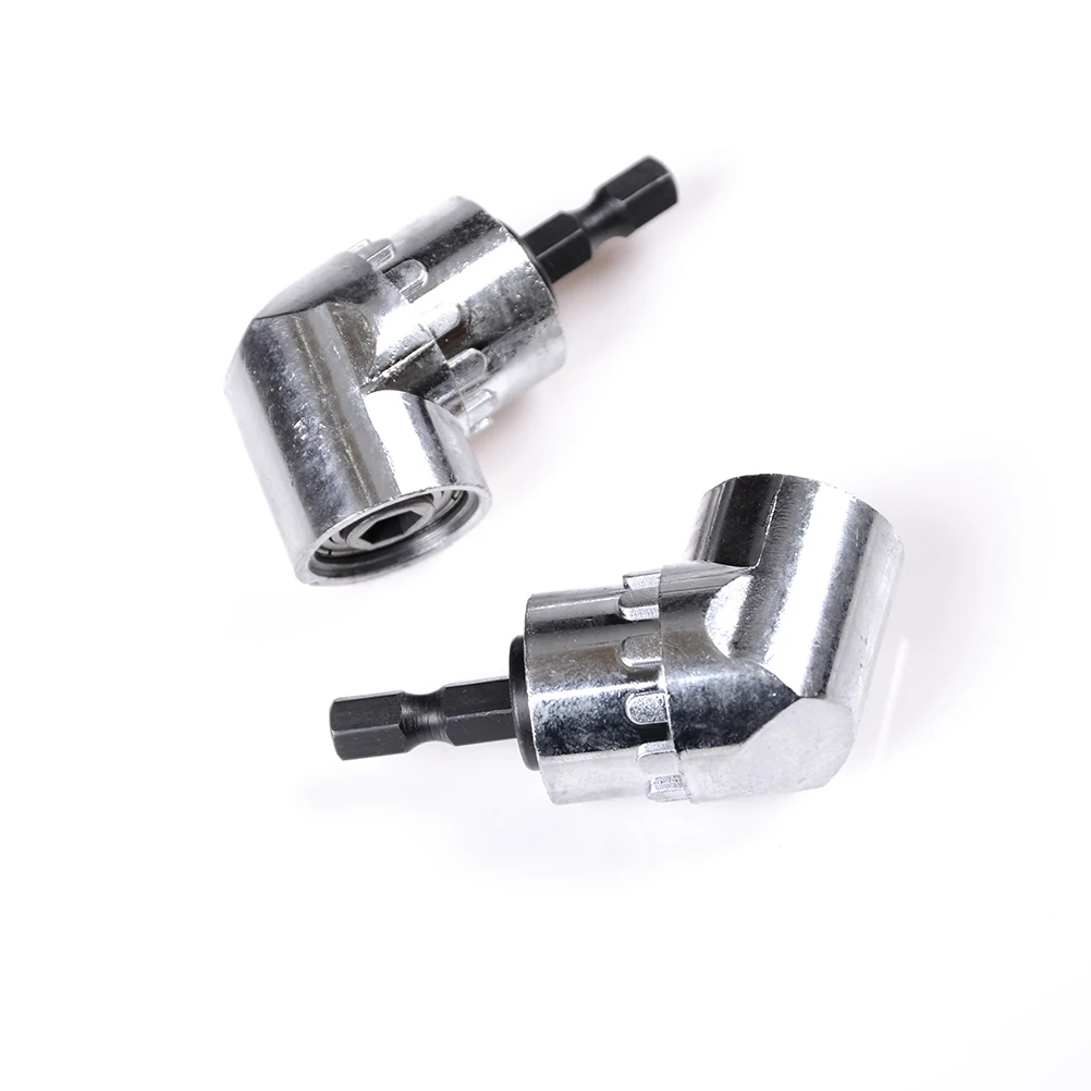 1/4 Inch Hex Drill Bit Socket Holder Adaptor Sleeve 105 Degree Angle