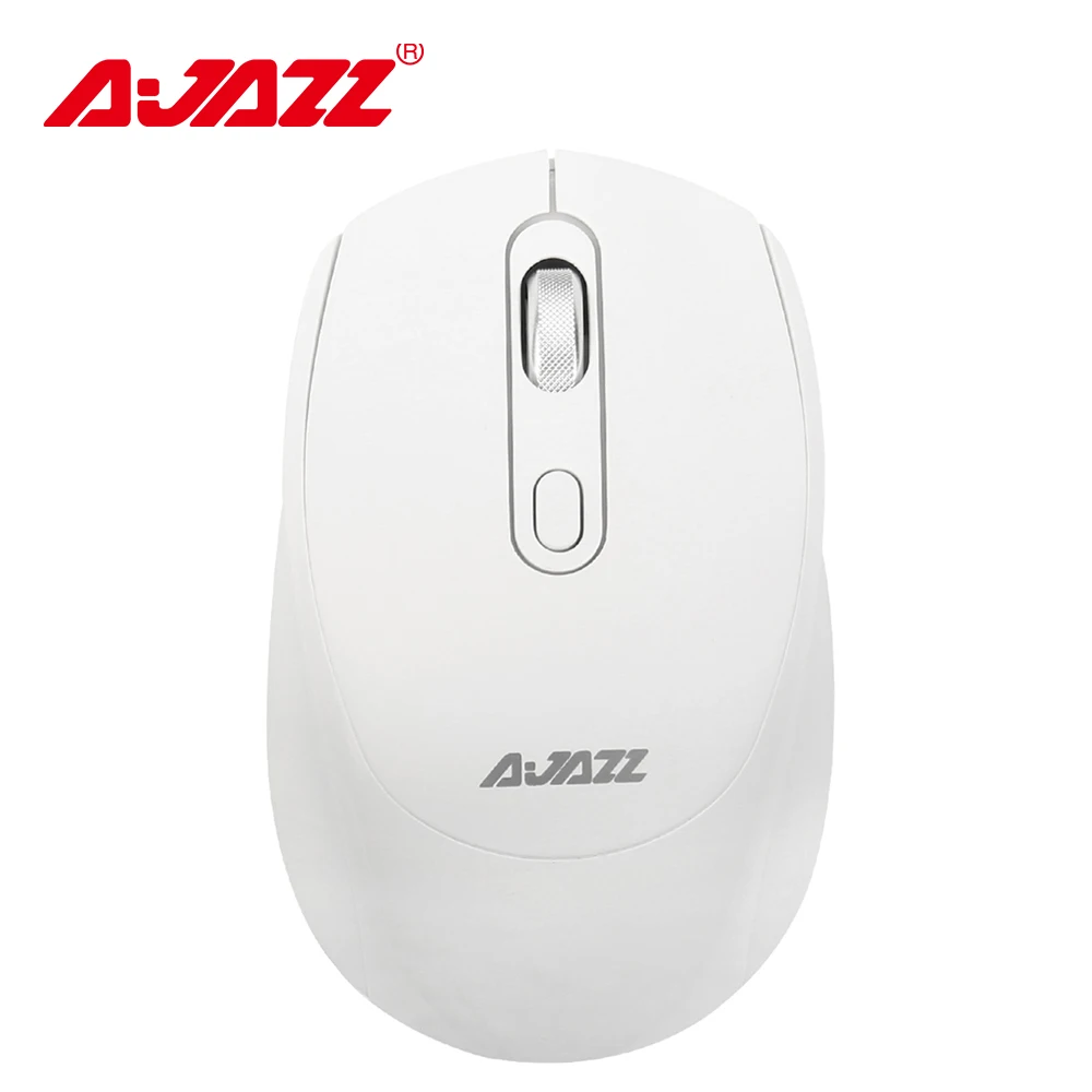 

Ajazz 120I 2.4G Wireless Mouse Adjustable 800 / 1200 / 1600DPI Mouse Gamer Ergonomics CNC Metal Wheel Mice For Office Home Game