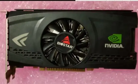 For Biostar 550TI used original 1G DDR5 192bit desktop game discrete graphics used gtx740 energy efficient desktop game disassemble graphics 1gd5