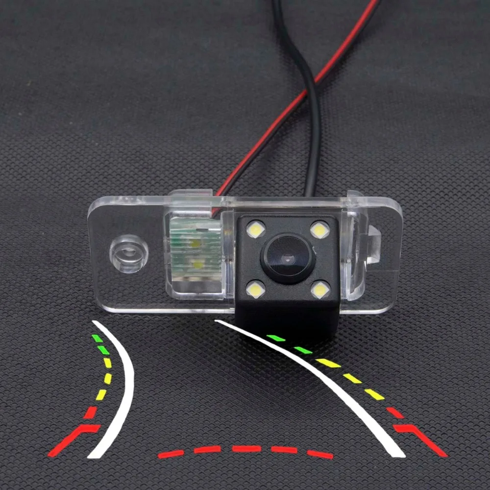 

Waterproof CCD Dynamic Trajectory Tracks Car Rear view Camera BackUp Reverse Parking Camera FOR AUDI A6L A6 A8 A4 A3 Q7 S5 Car