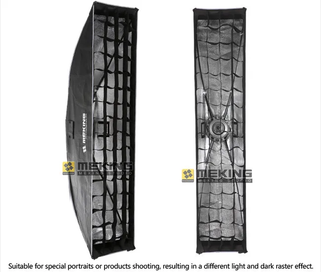 Meking, фотографический сотовая Сетка 60 см x 200 см 2" x 79" для софтбокса аксессуары для фотостудии