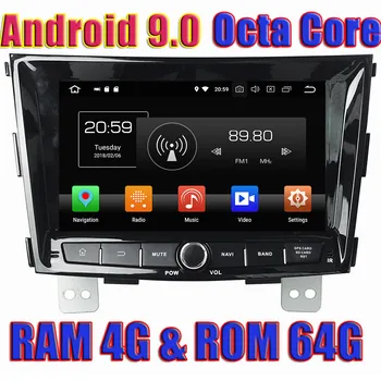 

WANUSUAL 8" Octa Core 64G 4G RAM Android 9.0 GPS Navigation For SsangYong Tivolan 2014 DVD Radio Player 2 Din 3G Map 1024*600