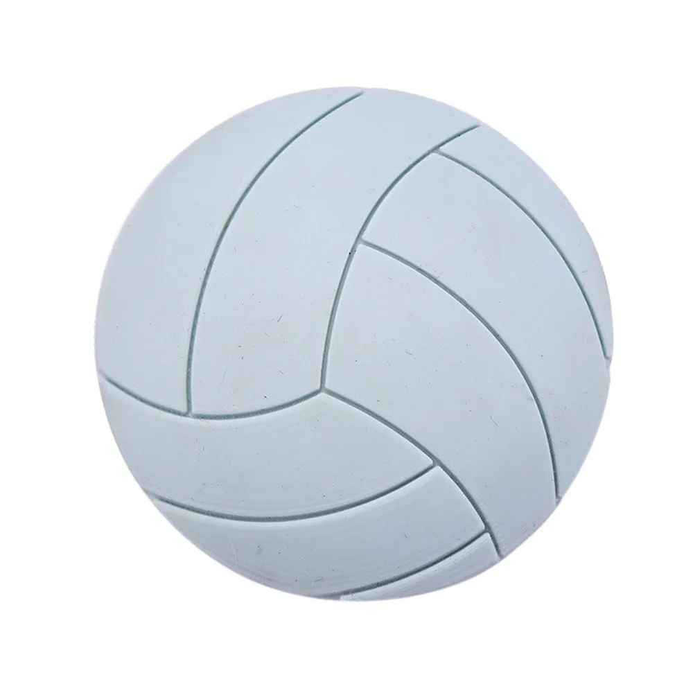 Volleyball pattern Door stopper Doorknob Wall Protector Savor Shockproof Stop Strong Rubber door handle stopper Crash Pad F615 - Цвет: BU