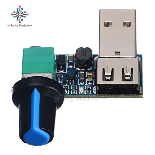 

DC 5V USB Fan Governor Wind Speed Controller Regulator with Switch Speed Module Fan Governor Volume Regulator Drop Shipping