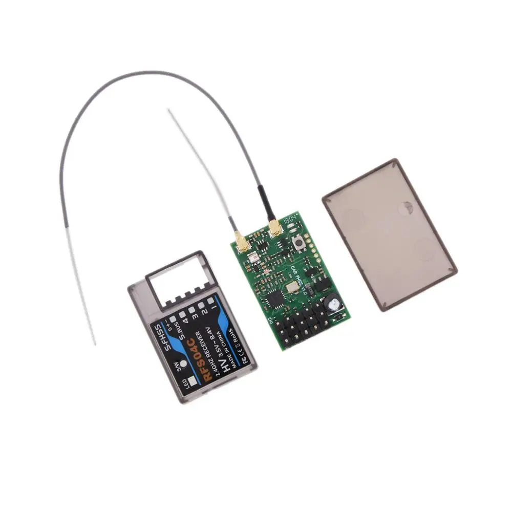 Récepteur Corona C4SF-HV 4 Canaux S-FHSS/FHSS – Compatible Futaba S-FHSS, 2,4 GHz, SBUS – Pour Radiocommandes
