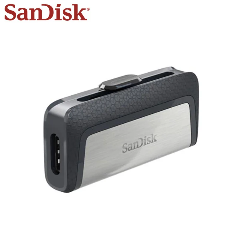 SanDisk USB флешка 3,1 128 Гб карта памяти 64 ГБ флеш-накопитель двойной накопитель OTG type-C карта памяти U диск Mini USB 32 Гб