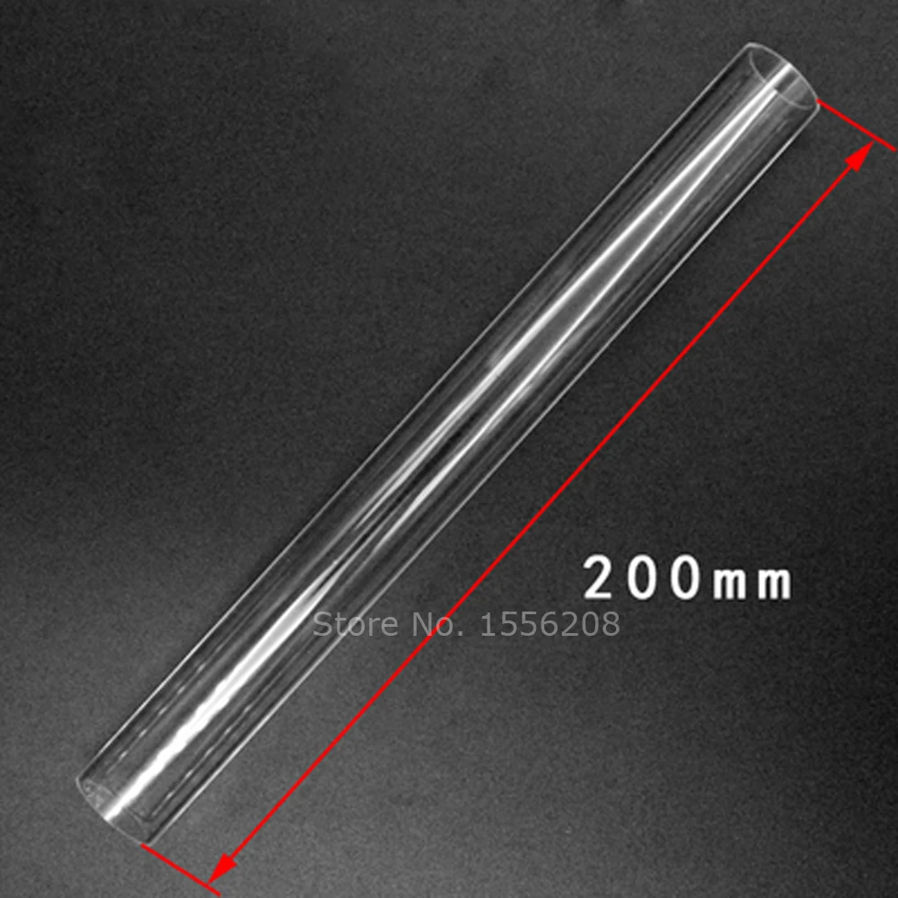 

Acrylic Decor Tube 200mm Length Transparent PMMA Plastic Clear Tubing DIY Supplies