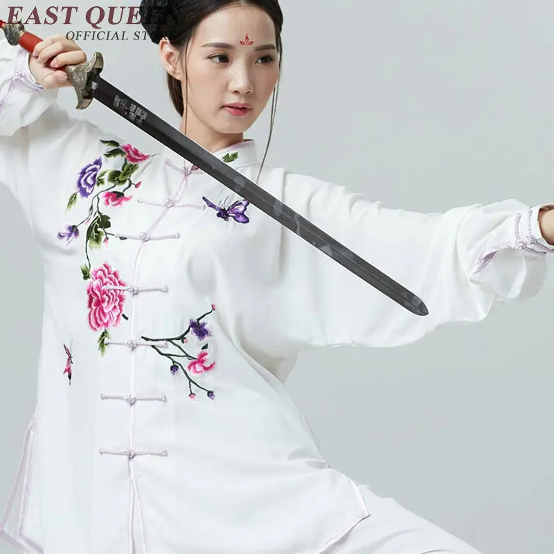 Женская одежда Tai chi женская форма кунг фу белая свободная в лесном стиле KK765 YX|kung
