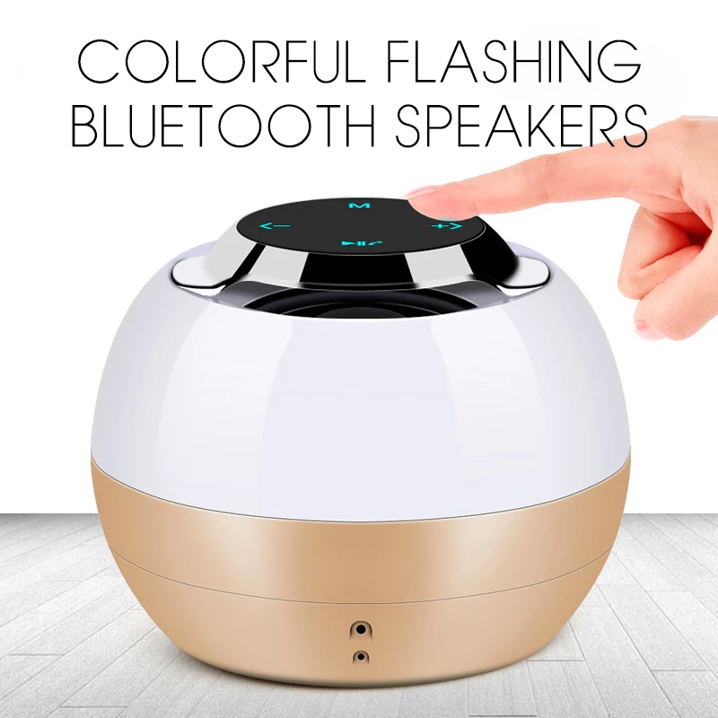 TOPROAD светодио дный светодиодный сенсорный дорожный динамик беспроводной Bluetooth s