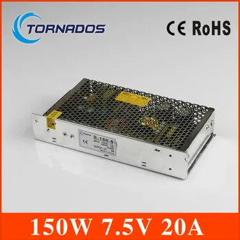 

single output switching power supply 20A 7.5V power supply LED power supply 150W 7.5V transformer high quality S-150-7.5