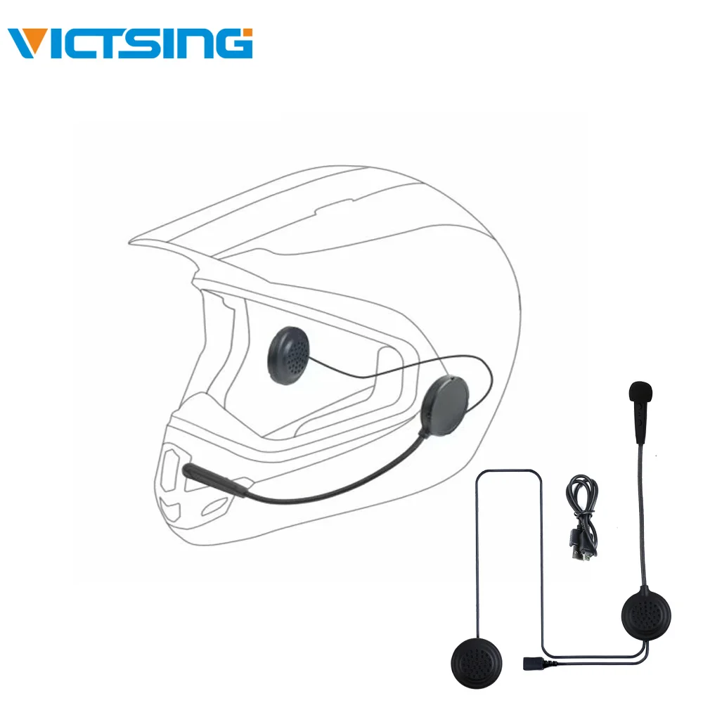 

VicTsing Bluetooth Headset Earphone Motorcycle Wireless Helmet Headphones Speaker Intercom Handsfree Music for MP3 MP4 MOTO