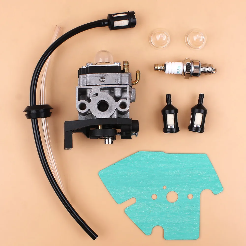 Carburetor Carb Gasket Spark Plug Fuel Line Hose Kit For Honda GX25 GX35 GX 25 35 HHT35 HHT35S FG110 Trimmer Mowers Engine