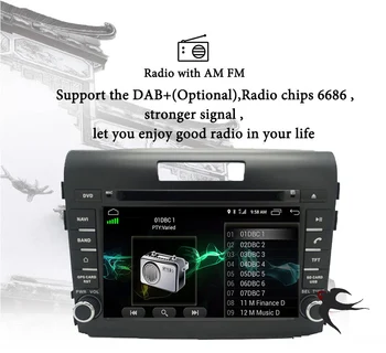 

Car multimedia DVD Player For Honda CRV CR-V 2012-2015 Android 8.0 HD 1024*600 Octa Core with GPS Navigation Cassette System