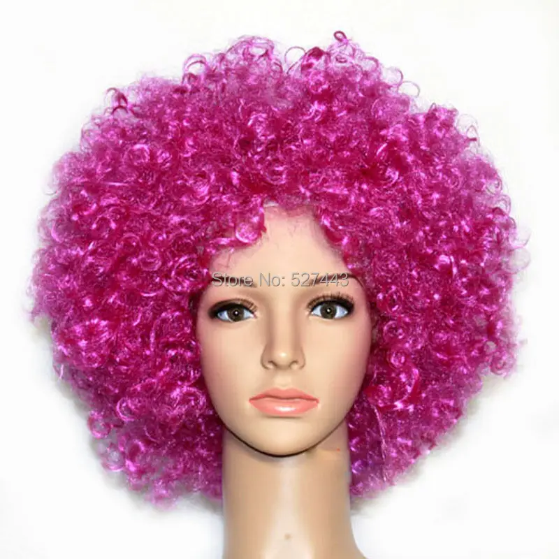 Wholesale hy001654>> >>Purple Children Wigs Disco Clown Costume