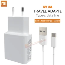Xiaomi 5V 2A EU зарядное устройство Micro/type-C usb кабель, адаптер для зарядки для MI5 max 3S Redmi Note 3 4 pro 4X5 5S