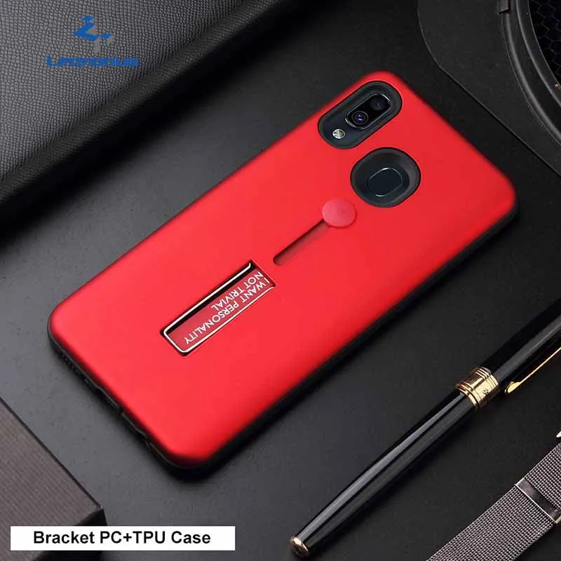 

Hidden Bracket Case for Samsung Galaxy M10 M20 Case Armor Metal Ring PC+ TPU Hybrid Cover for Samsung M30 A10 A20 Phone Coque
