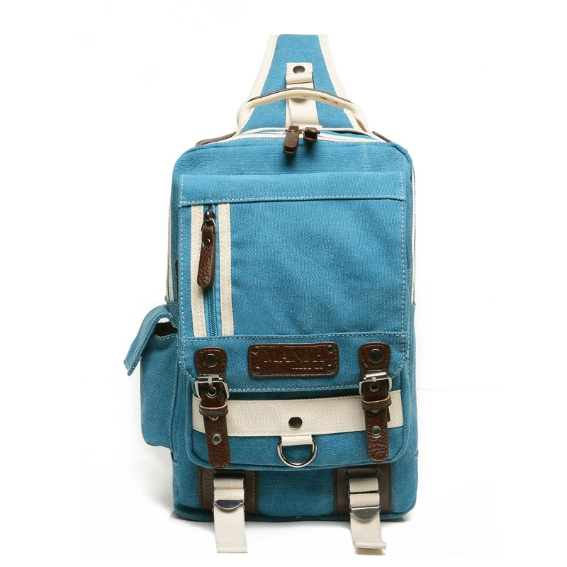 

New Wear-Resistant Breathable Canvas Casual Large Capacity Unisex Shoulder Bag Multi-Purpose Backpack